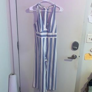 Striped jumpsuit